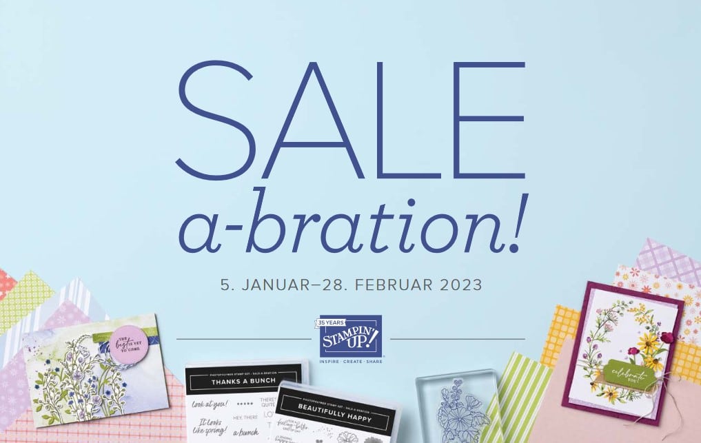 Stampin Up Sale a Bration 2023 Flyer