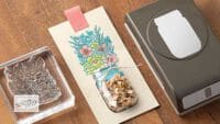 stampin up handstanze einmachglas